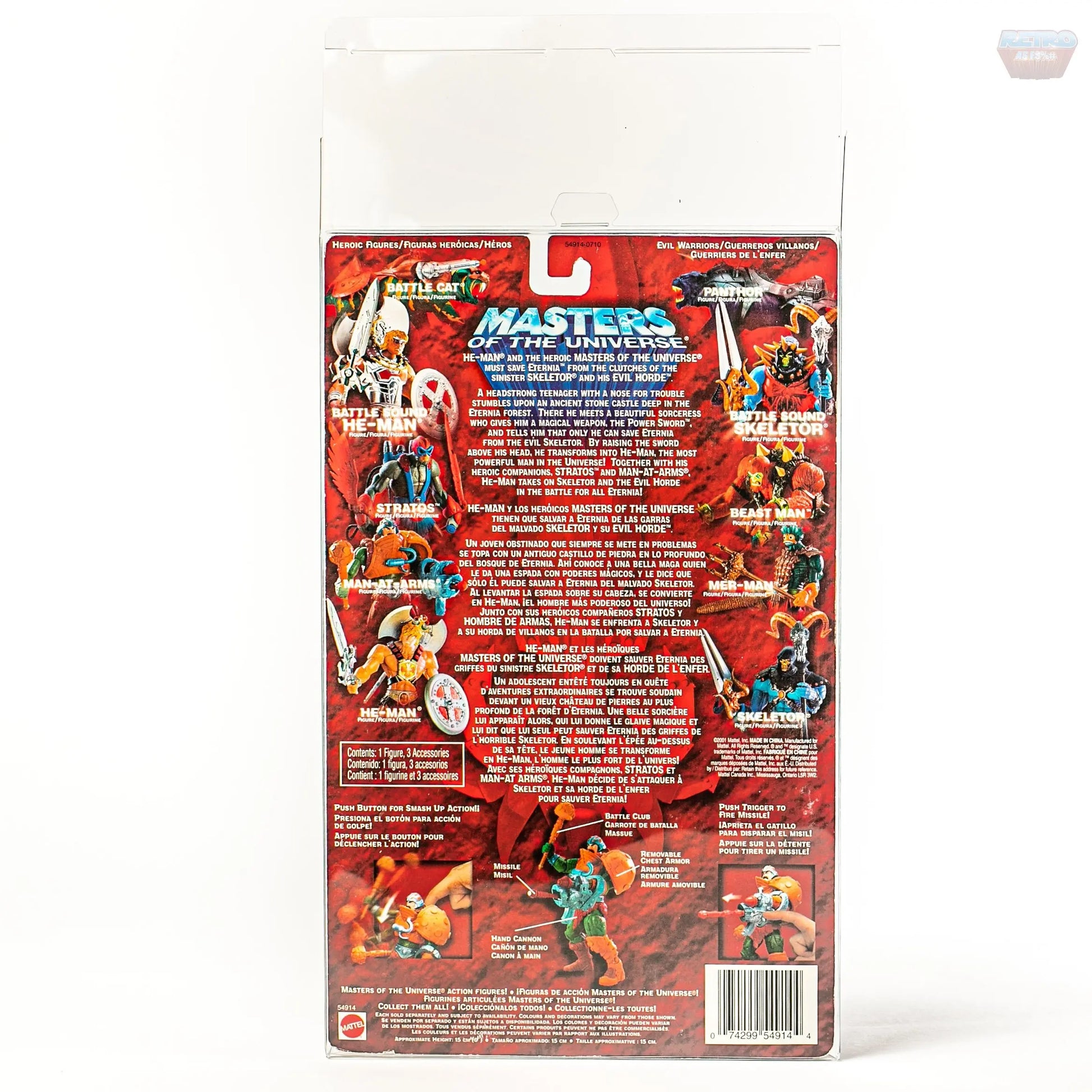 Masters of the Universe 200X Series Protector Box 10-Pack Retro As F